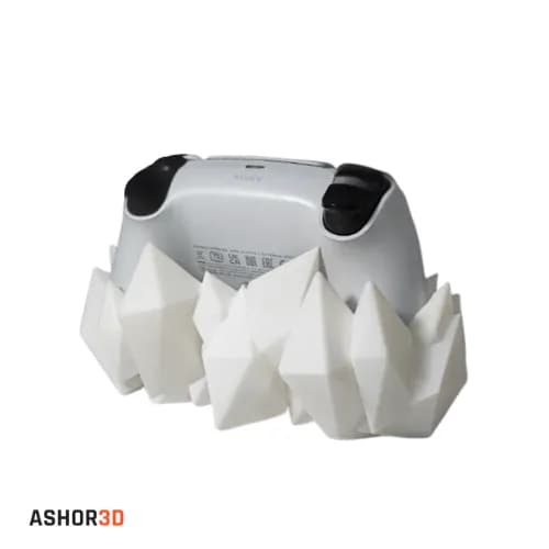 استند دسته بازی PS5 طرح کریستالی | پایه نگهدارنده PLA — تصویر ۲
