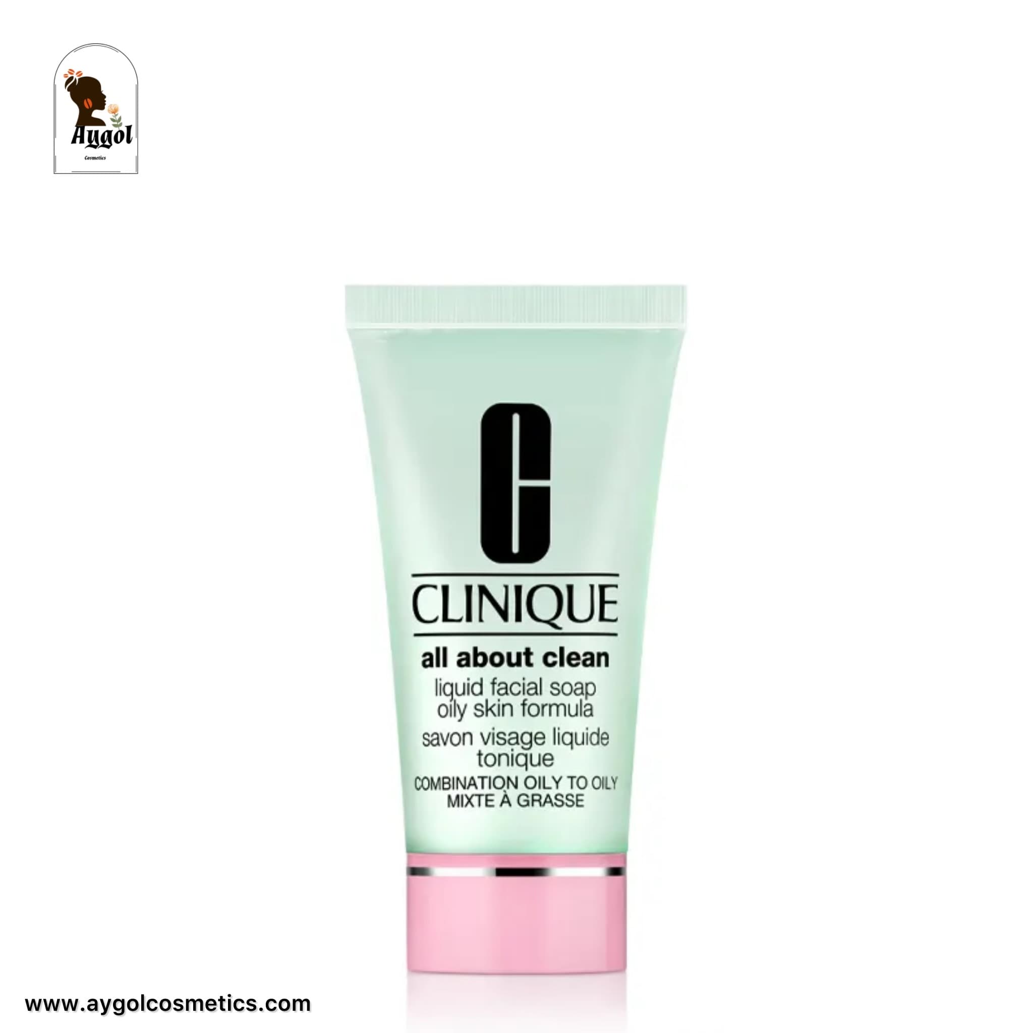 صابون مایع صورت کلینیک Clinique مدل All about clean مخصوص پوست چرب و مختلط — تصویر ۶