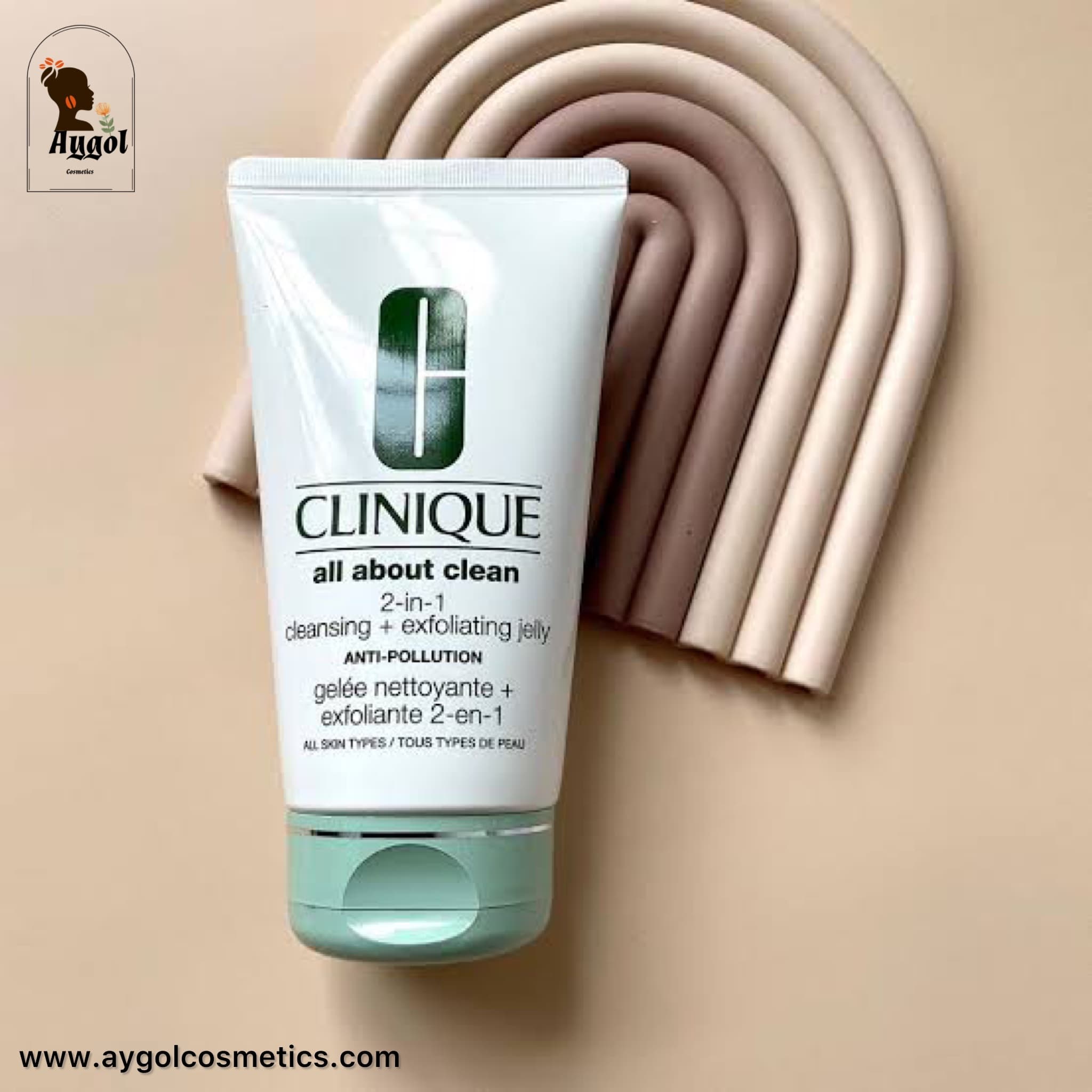ژل لایه بردار و پاک کننده 2 در 1 کلینیک Clinique All About Clean 2-in-1 Cleansing + Exfoliating Jelly — تصویر ۲