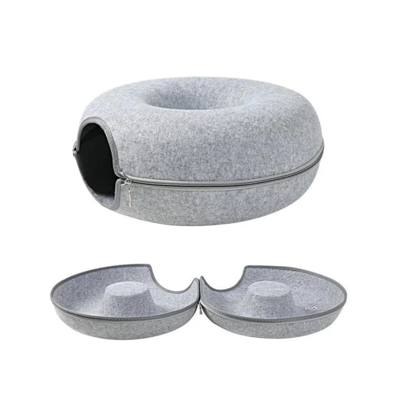 جای خواب تونلی گربه مدل دونات Donut — تصویر ۲