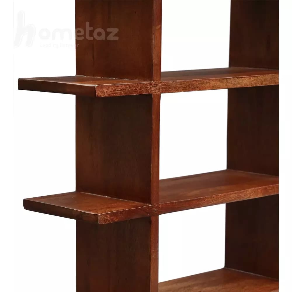 شلف mdf دیواری لوکس طرح چوب مدل ht2036 — تصویر ۳