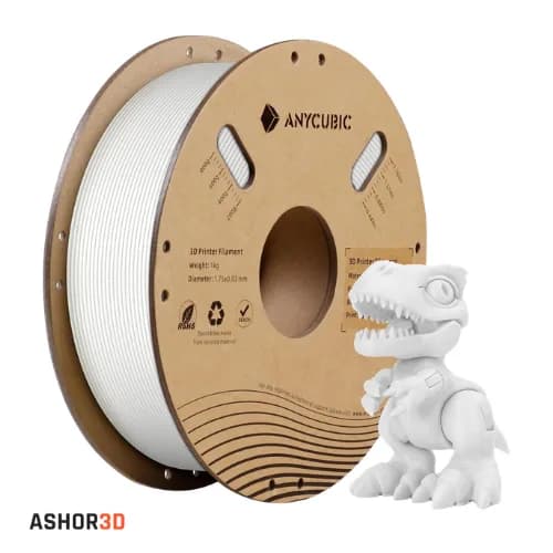 فیلامنت +PLA سفید Anycubic قطر 1.75mm