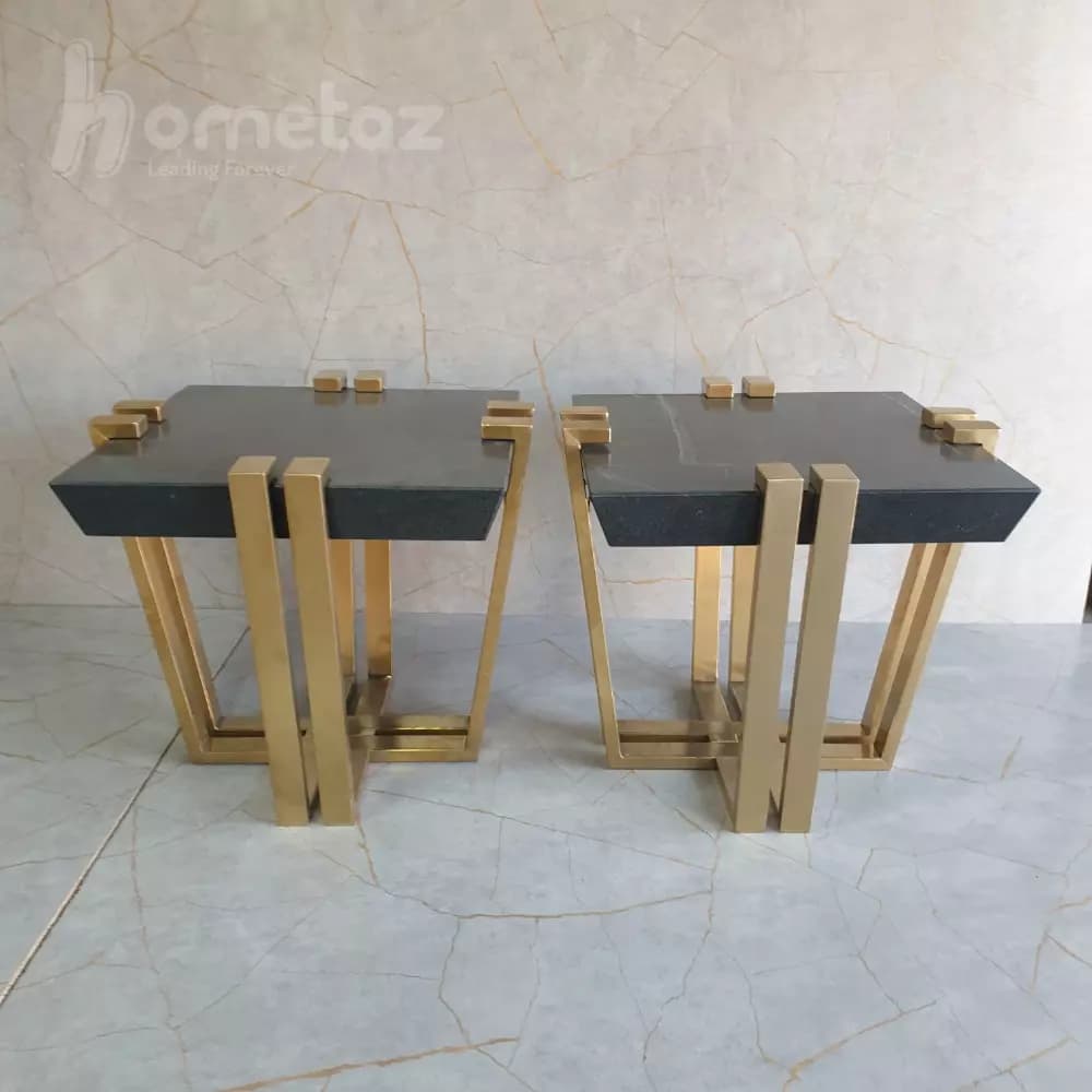 عسلی پایه استیل مات و براق مدل اوکلین — تصویر ۴