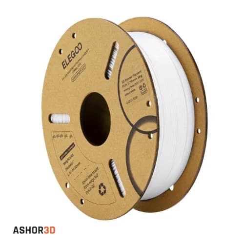 فیلامنت PLA سفید Elegoo قطر 1.75mm | Ashor3D
