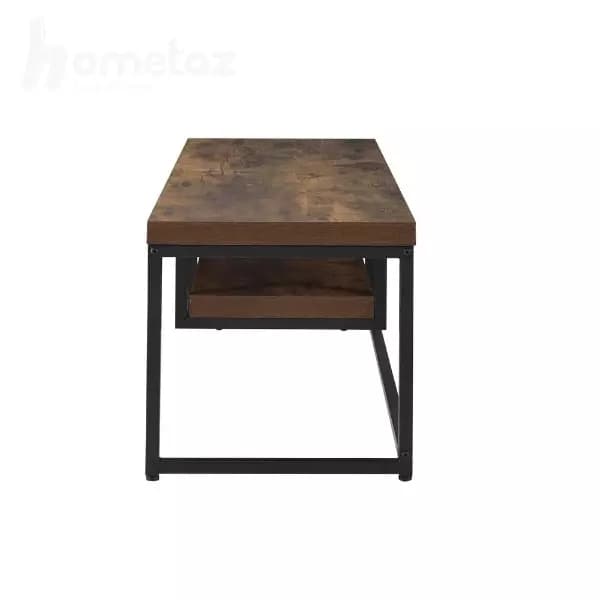 میز تلویزیون فلزی روستیک با صفحه چوب یا mdf مدل ht1862 — تصویر ۲