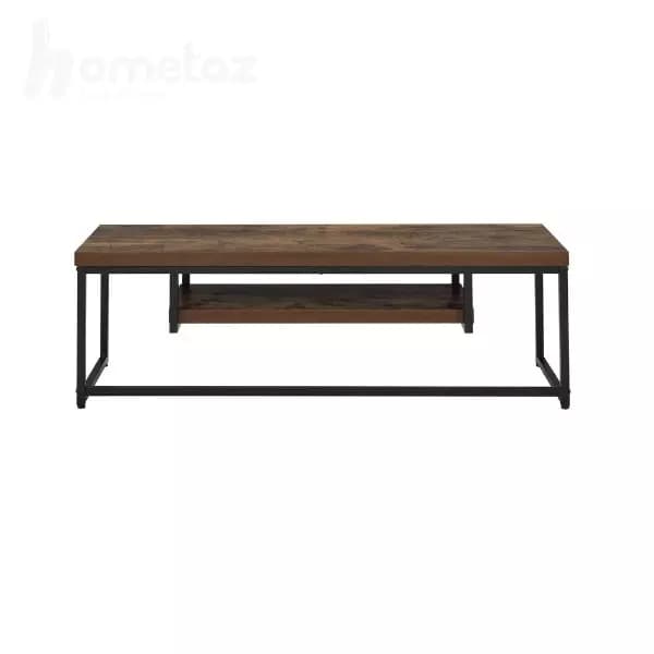 میز تلویزیون فلزی روستیک با صفحه چوب یا mdf مدل ht1862 — تصویر ۴