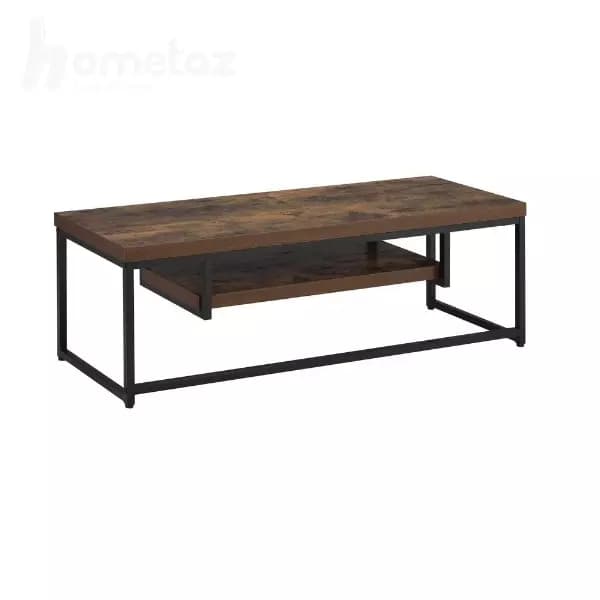میز تلویزیون فلزی روستیک با صفحه چوب یا mdf مدل ht1862 — تصویر ۳