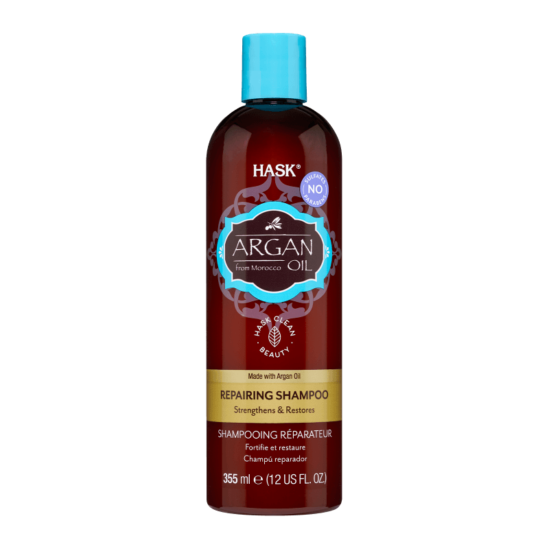 شامپو ترمیم کننده روغن آرگان هاسک (HASK) حجم 355 میل