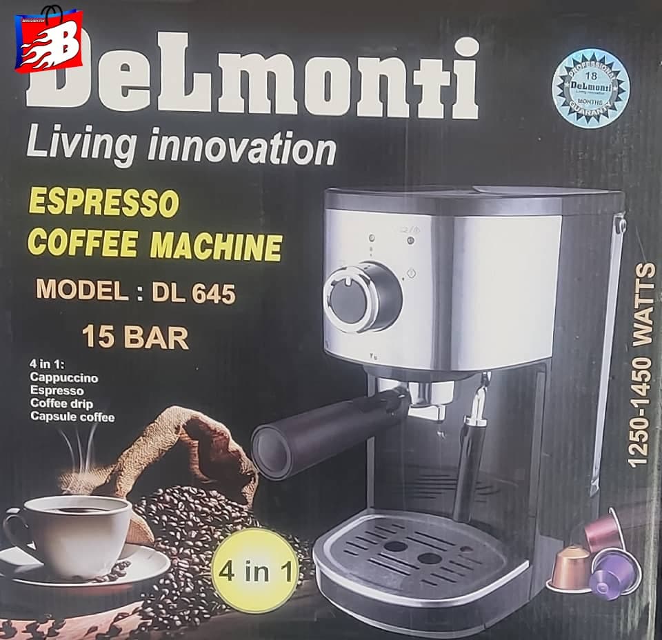 اسپرسوساز دلمونتی مدل DL 645 – قیمت و خرید+ مشخصات – 4کاره — تصویر ۲