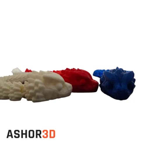 اسباب بازی اژدها فلکسی پرینت سه بعدی | Ashor3D — تصویر ۴