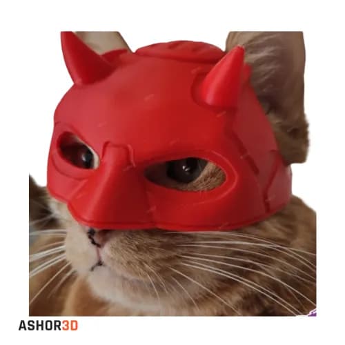 ماسک گربه طرح Daredevil پرینت سه بعدی