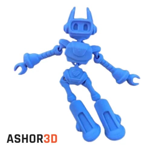 اسباب بازی فلکسی Zippy the Bot | فیگور مفصلی پرینت سه بعدی — تصویر ۲