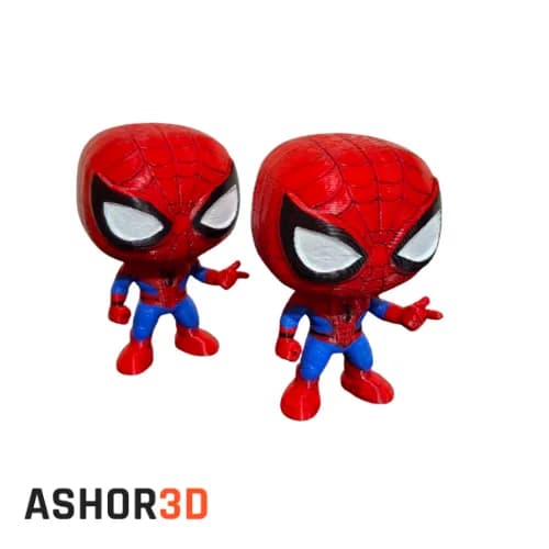 فیگور اسپایدرمن طرح فانکو پاپ Ashor3D | پرینت سه بعدی — تصویر ۳