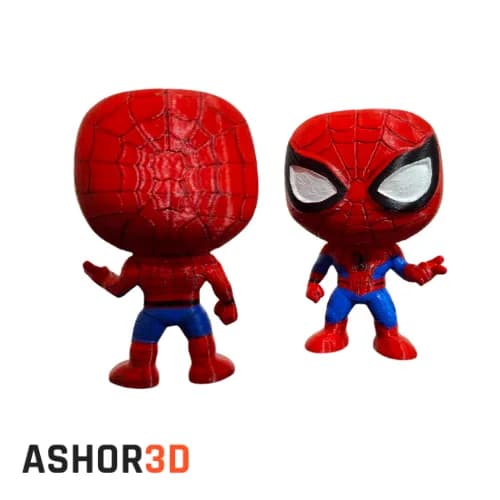 فیگور اسپایدرمن طرح فانکو پاپ Ashor3D | پرینت سه بعدی — تصویر ۲