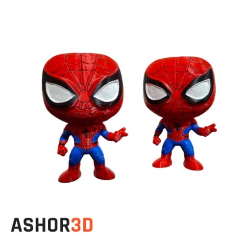 فیگور اسپایدرمن طرح فانکو پاپ Ashor3D | پرینت سه بعدی
