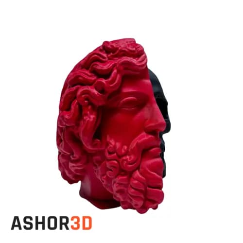 فیگور Zeus Skull | دکور کلکسیونی چاپ سه‌بعدی Ashor3D — تصویر ۳