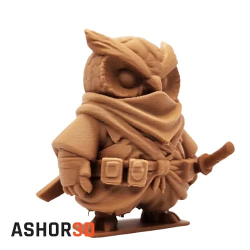 فیگور جغد نینجا | مجسمه دکوری پرینت سه بعدی Ashor3D