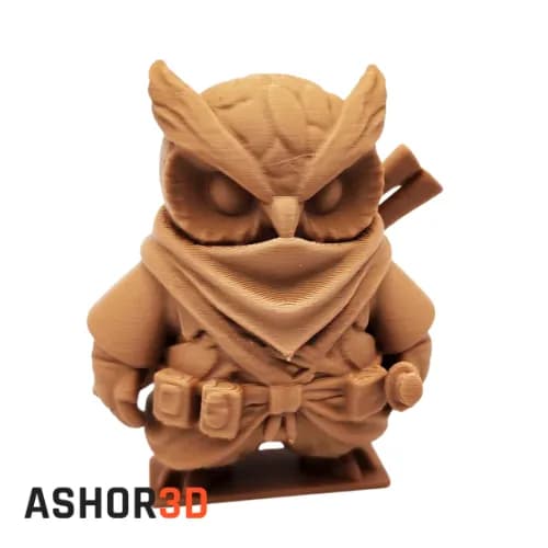 فیگور جغد نینجا | مجسمه دکوری پرینت سه بعدی Ashor3D — تصویر ۳