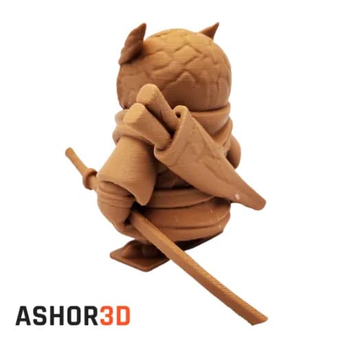 فیگور جغد نینجا | مجسمه دکوری پرینت سه بعدی Ashor3D — تصویر ۴