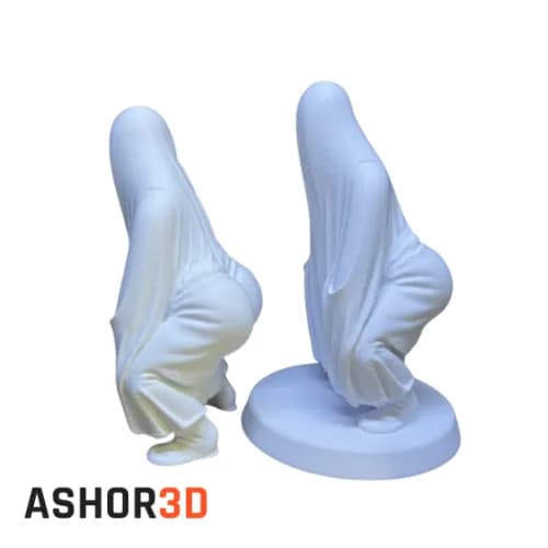 فیگور گوست فیس Twerking پرینت سه بعدی | Ashor3D — تصویر ۲