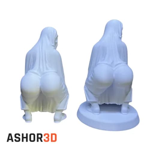 فیگور گوست فیس Twerking پرینت سه بعدی | Ashor3D — تصویر ۳