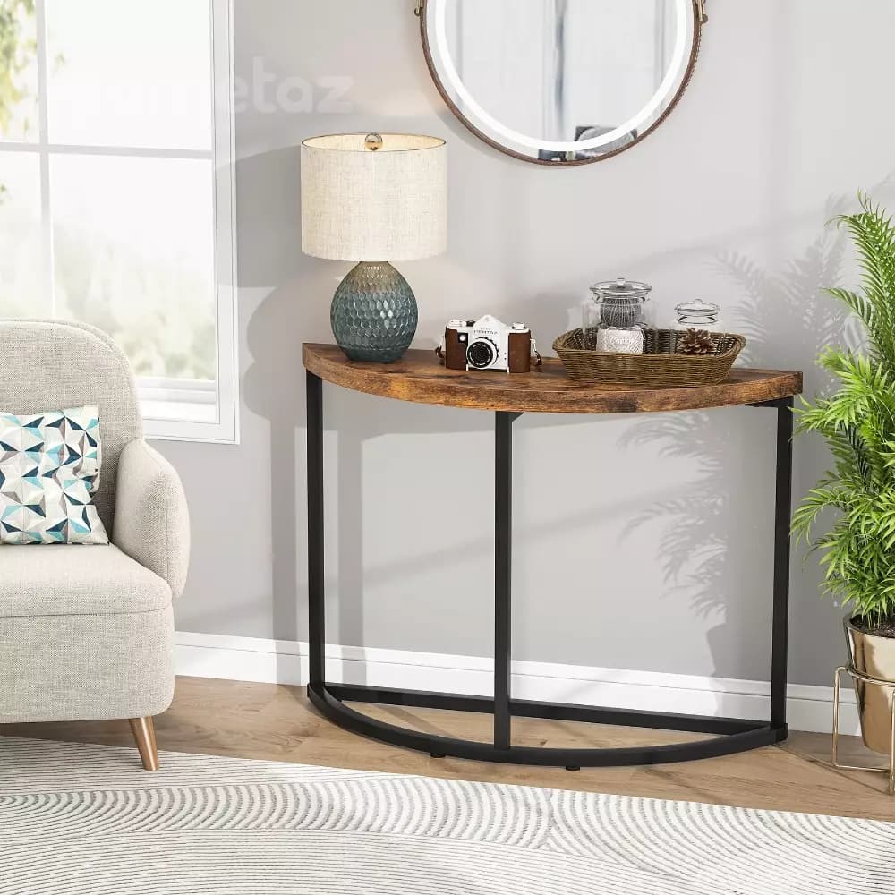 میز کنسول پایه فلزی روستیک مدل ht1836 — تصویر ۲