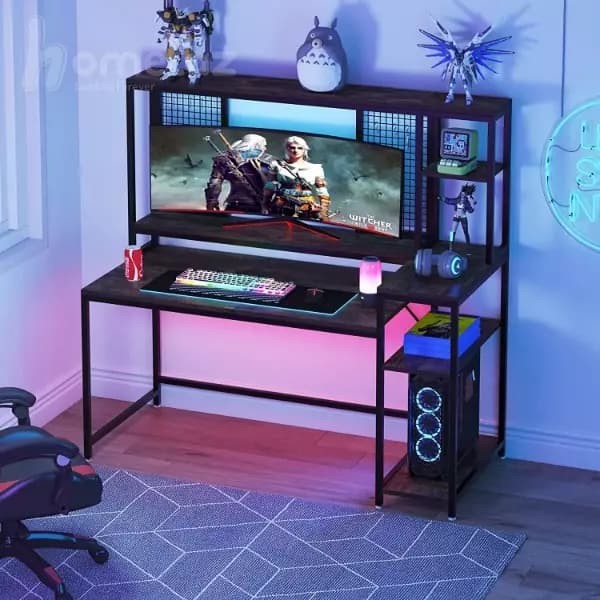 میز گیمینگ gaming فلزی با صفحه mdf مدل ht1887