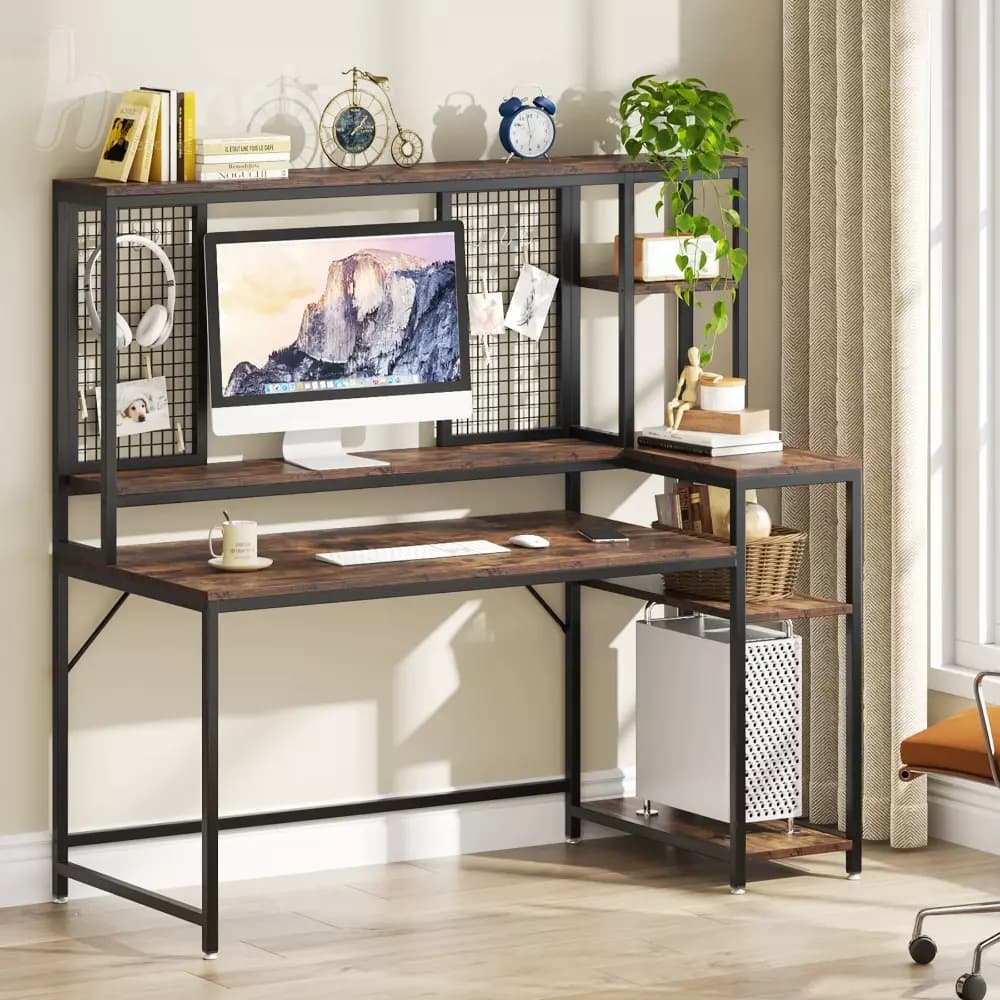 میز گیمینگ gaming فلزی با صفحه mdf مدل ht1887 — تصویر ۳