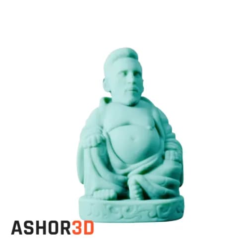 فیگور مسی طرح بودا | مجسمه پرینت سه بعدی Ashor3D