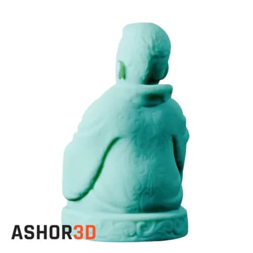 فیگور مسی طرح بودا | مجسمه پرینت سه بعدی Ashor3D — تصویر ۲