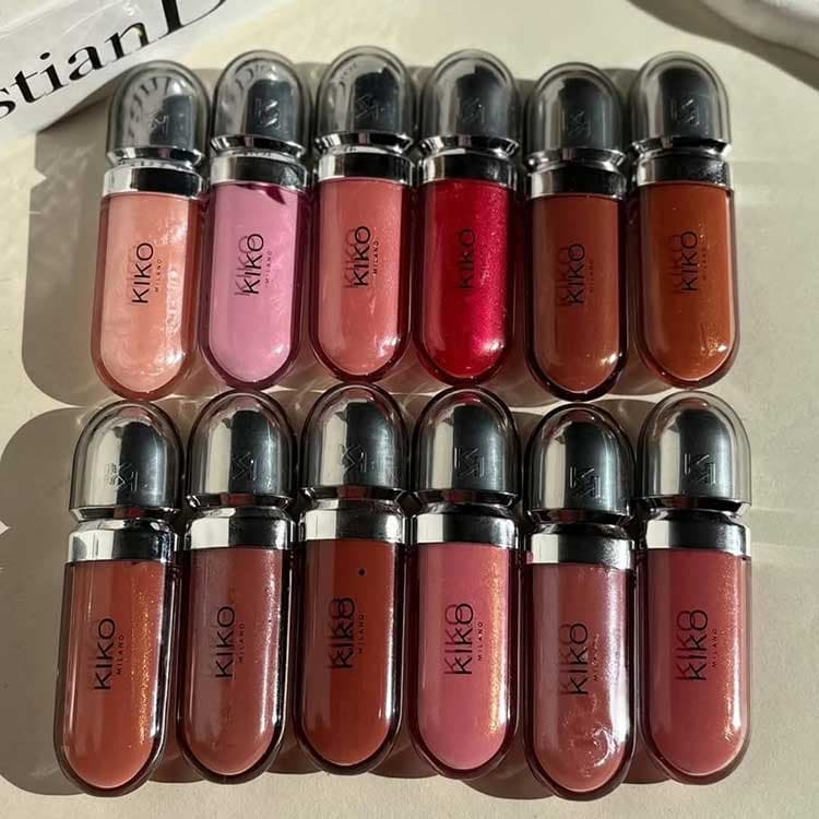 عمده لیپ گلاس کیکو (KIKO Milano) از آرایشی عمده ماهتیکا