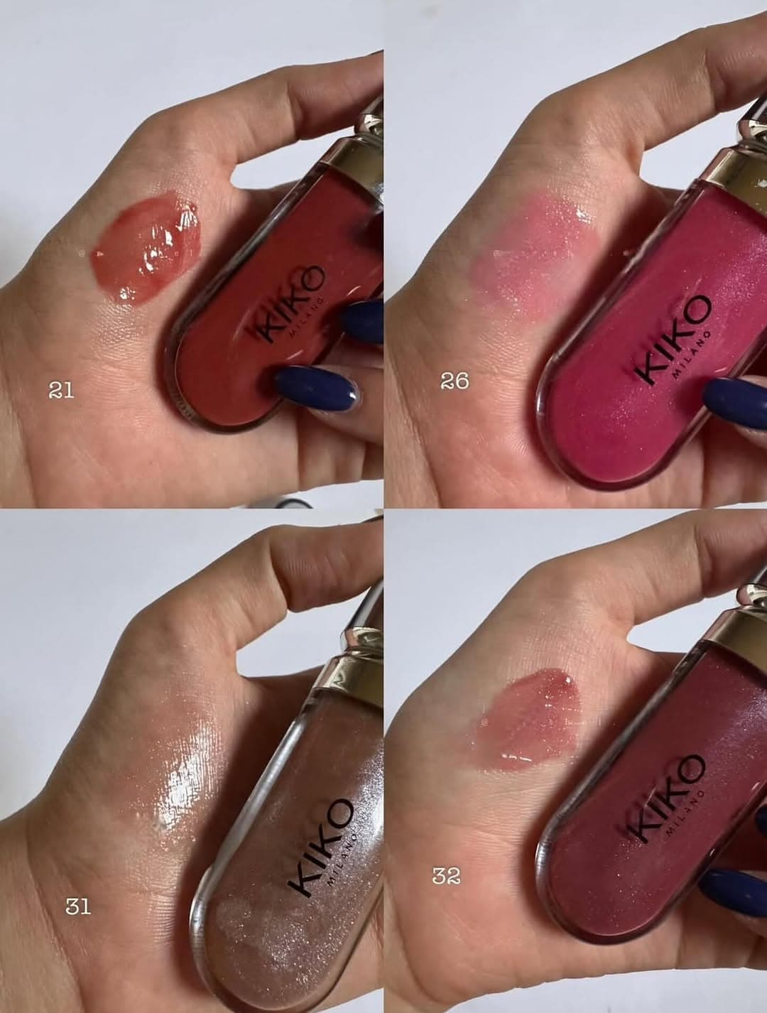 عمده لیپ گلاس کیکو (KIKO Milano) از آرایشی عمده ماهتیکا — تصویر ۷
