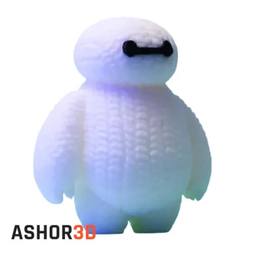 اکشن فیگور Baymax پرینت سه‌بعدی | آشور 3D — تصویر ۴