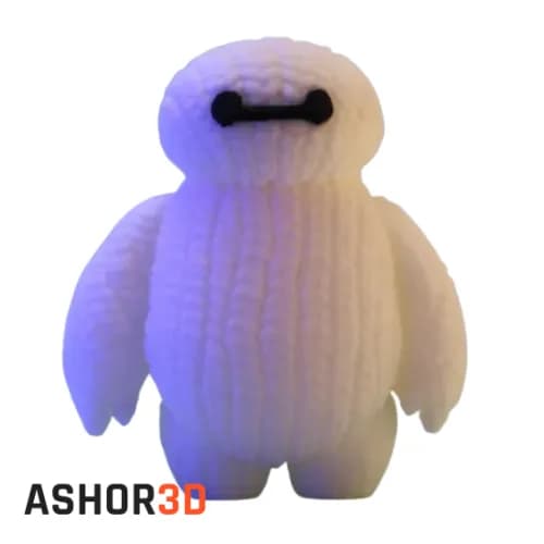 اکشن فیگور Baymax پرینت سه‌بعدی | آشور 3D — تصویر ۳