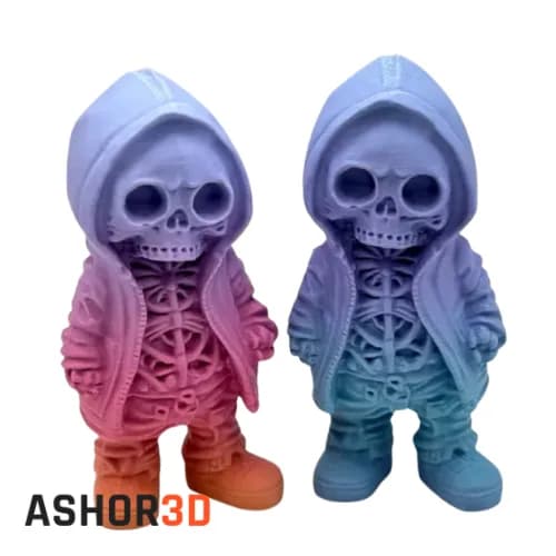 فیگور اسکلت هودی‌پوش پرینت سه بعدی | Ashor3D — تصویر ۳