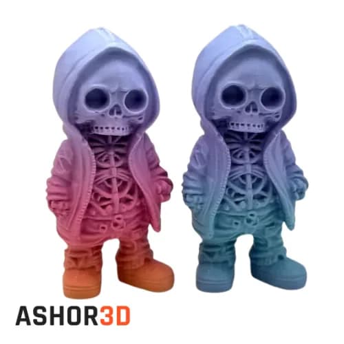فیگور اسکلت هودی‌پوش پرینت سه بعدی | Ashor3D