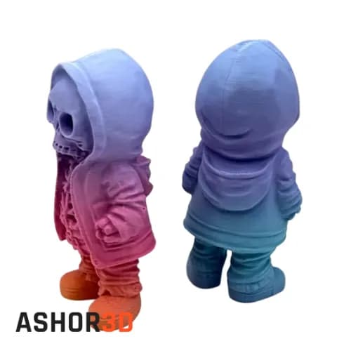 فیگور اسکلت هودی‌پوش پرینت سه بعدی | Ashor3D — تصویر ۲