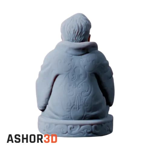 فیگور ایلان ماسک طرح بودا | پرینت سه بعدی Ashor3D — تصویر ۲
