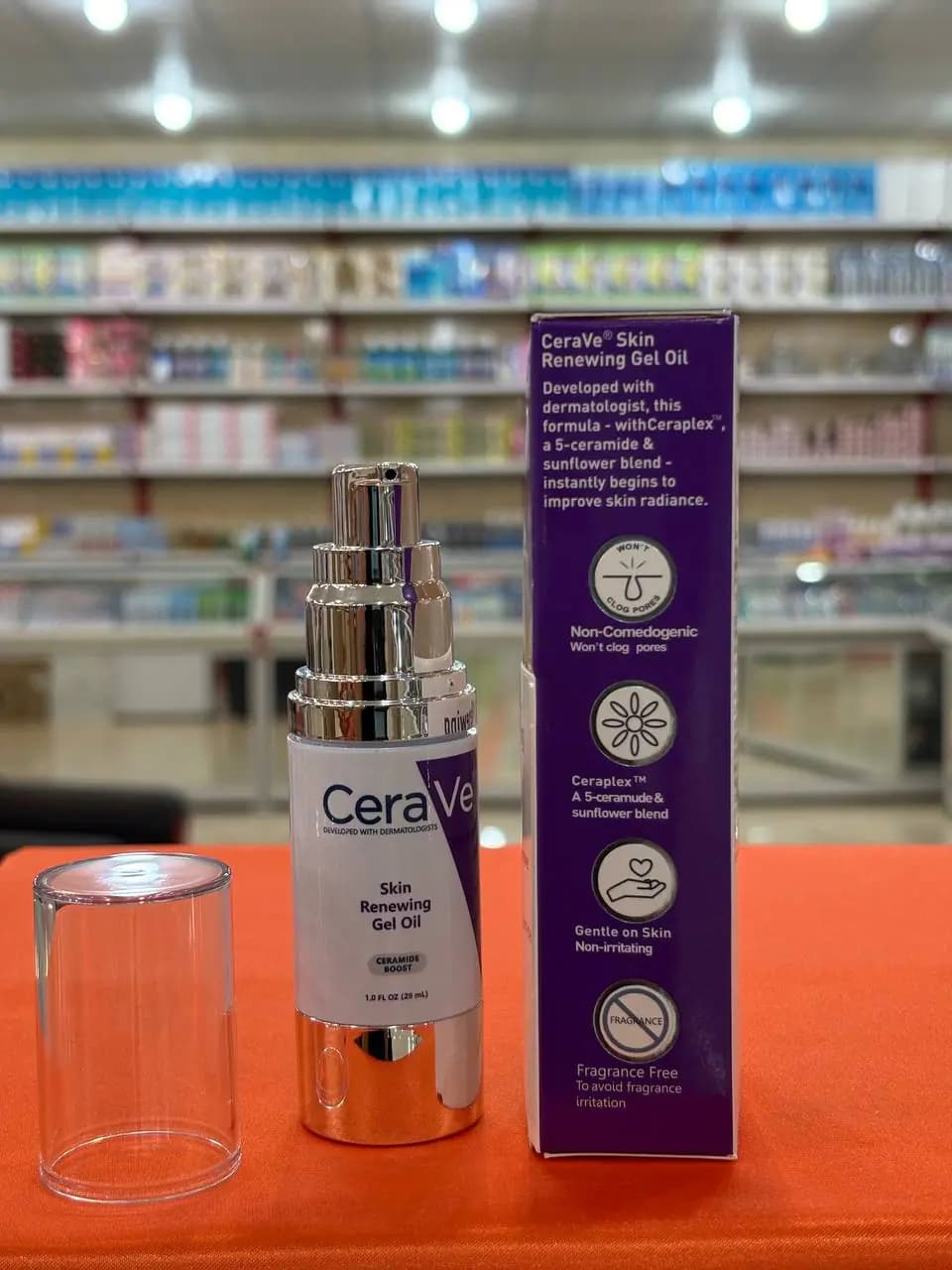 ژل روغن بازسازیکننده پوست سراوی Cerave Skin Renewing Gel Oil — تصویر ۲