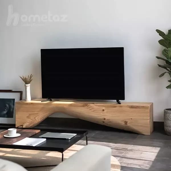 میز تلویزیون روستیک با چوب گردو مدل ht1861