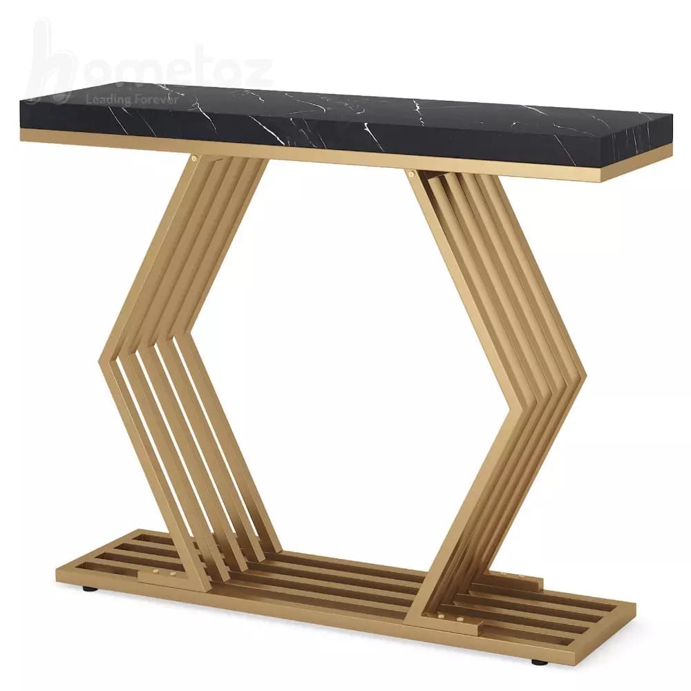 میز کنسول پایه استیل مدل پروانه — تصویر ۴