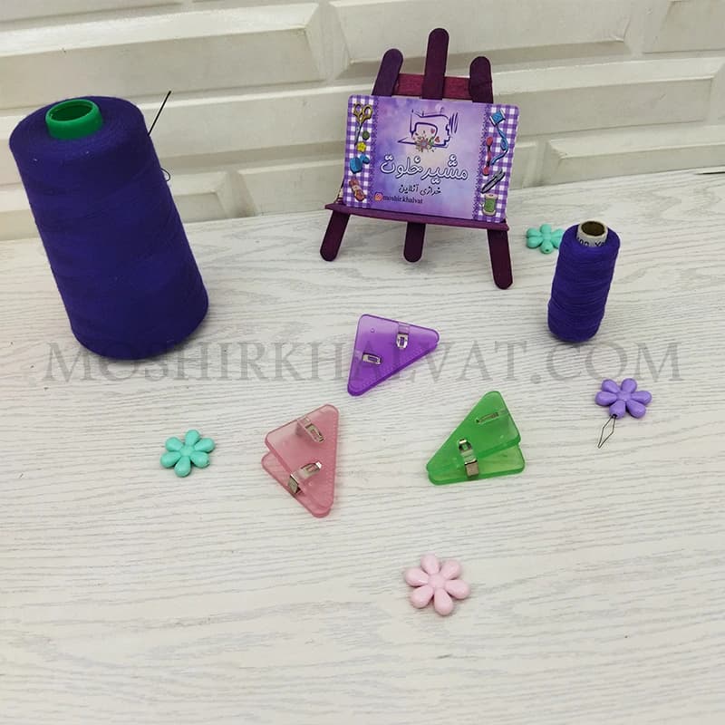 گیره پارچه مثلثی بسته 10 عددی — تصویر ۳