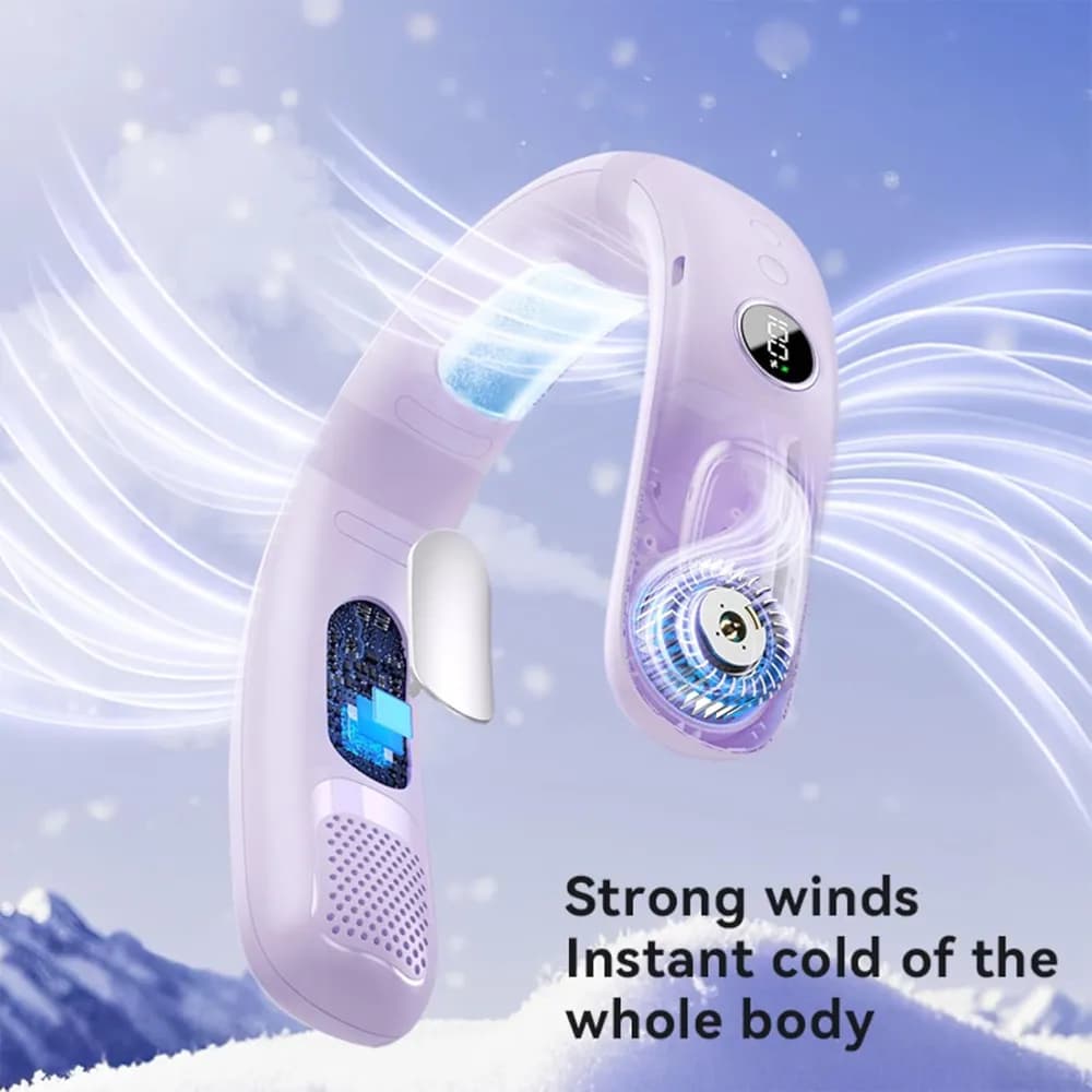 پنکه گردنی جنریک مدل Cold Compress Neck Fan Model N90 — تصویر ۴