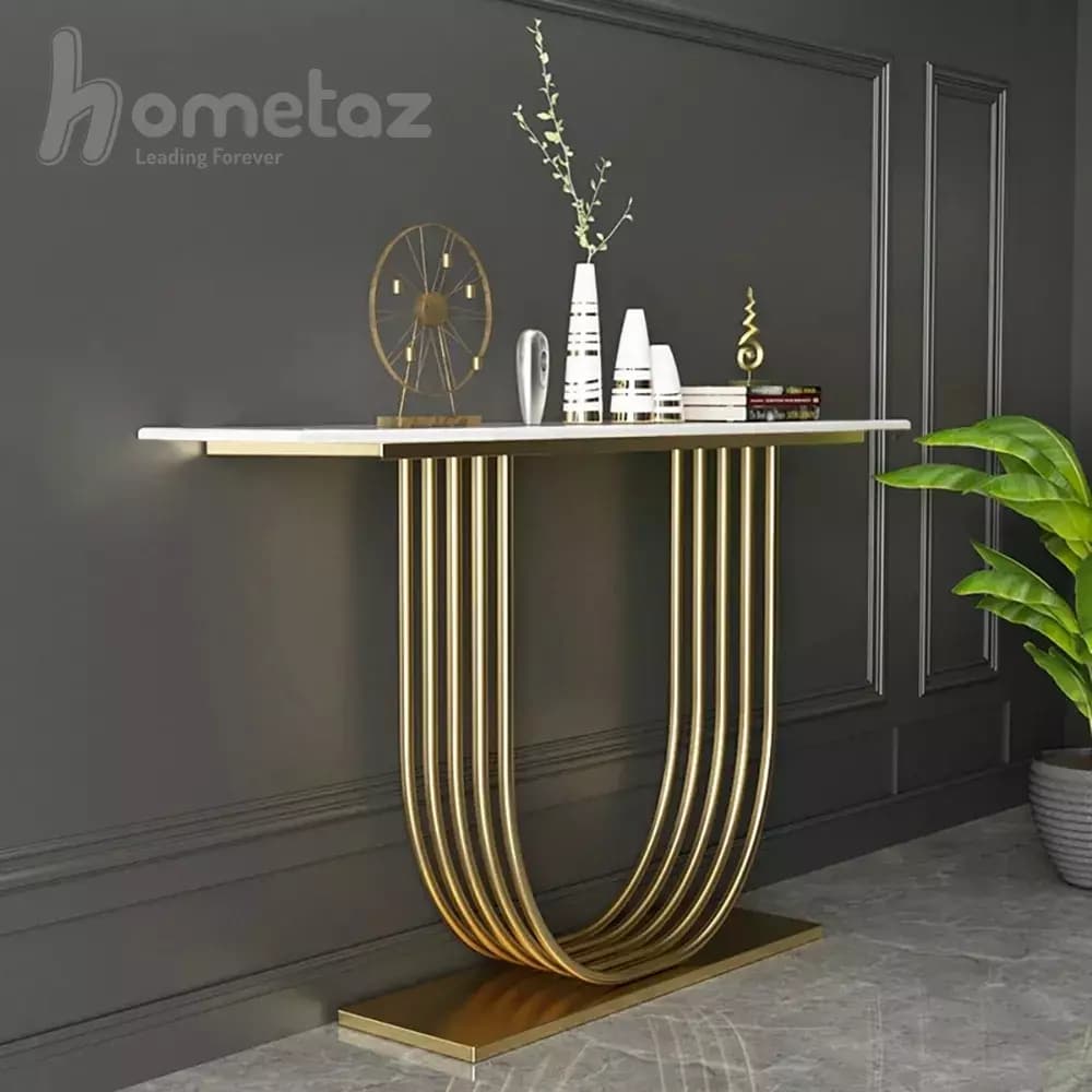 میز کنسول استیل لاکچری طرح آژند