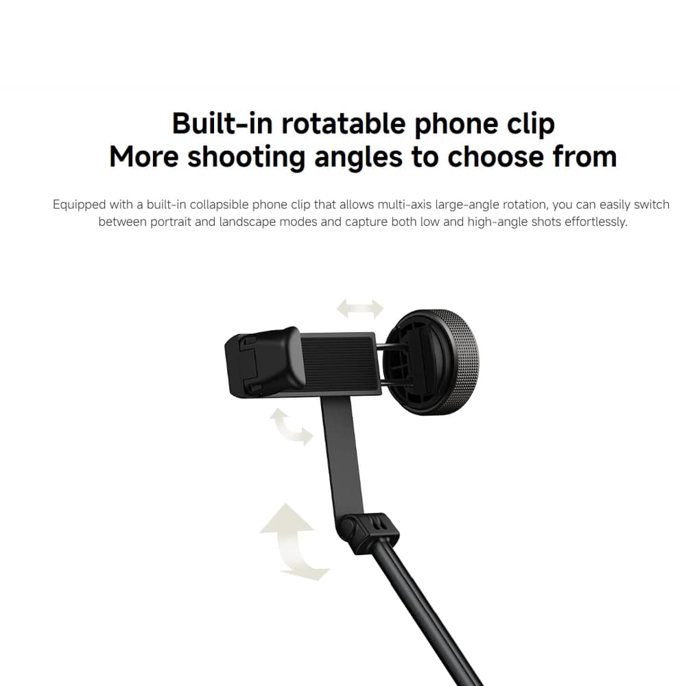 مونوپاد و سه پایه بلوتوثی شیائومی Mi Zoom Floor Selfie Stick Tripod XMBJZPG01YM — تصویر ۳