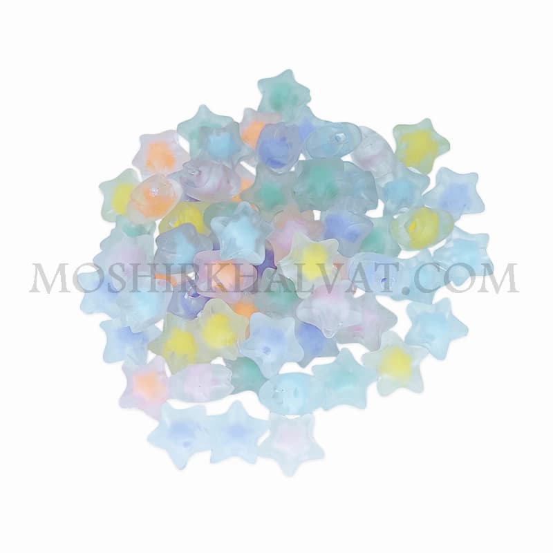 مهره دستبند مدل ستاره یخی ریز