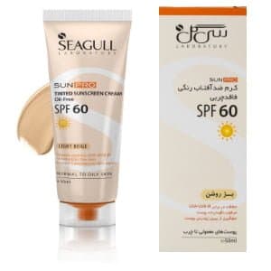 کرم ضد آفتاب رنگی فاقد چربی سی گل SPF60 — تصویر ۲
