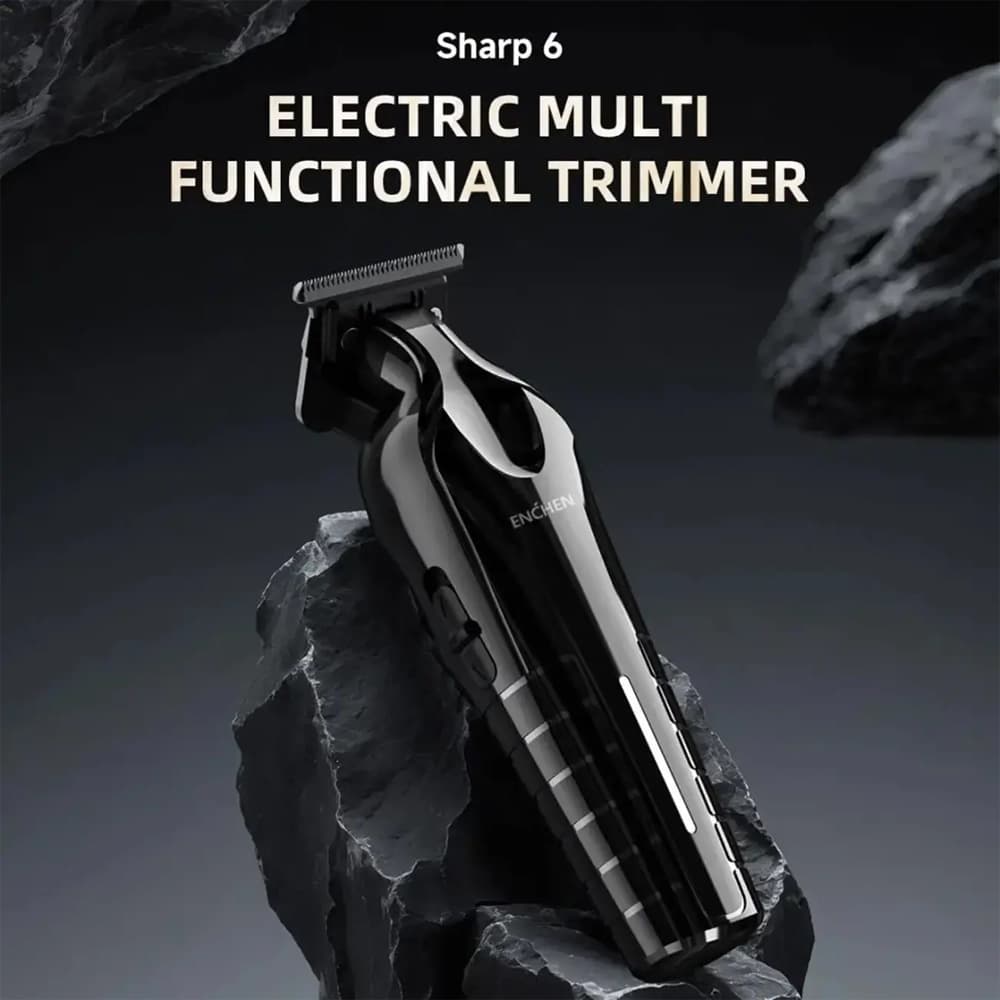 ماشين اصلاح صورت و موی سر شيائومی مدل Enchen Electric Trimmer Sharp 6 — تصویر ۳