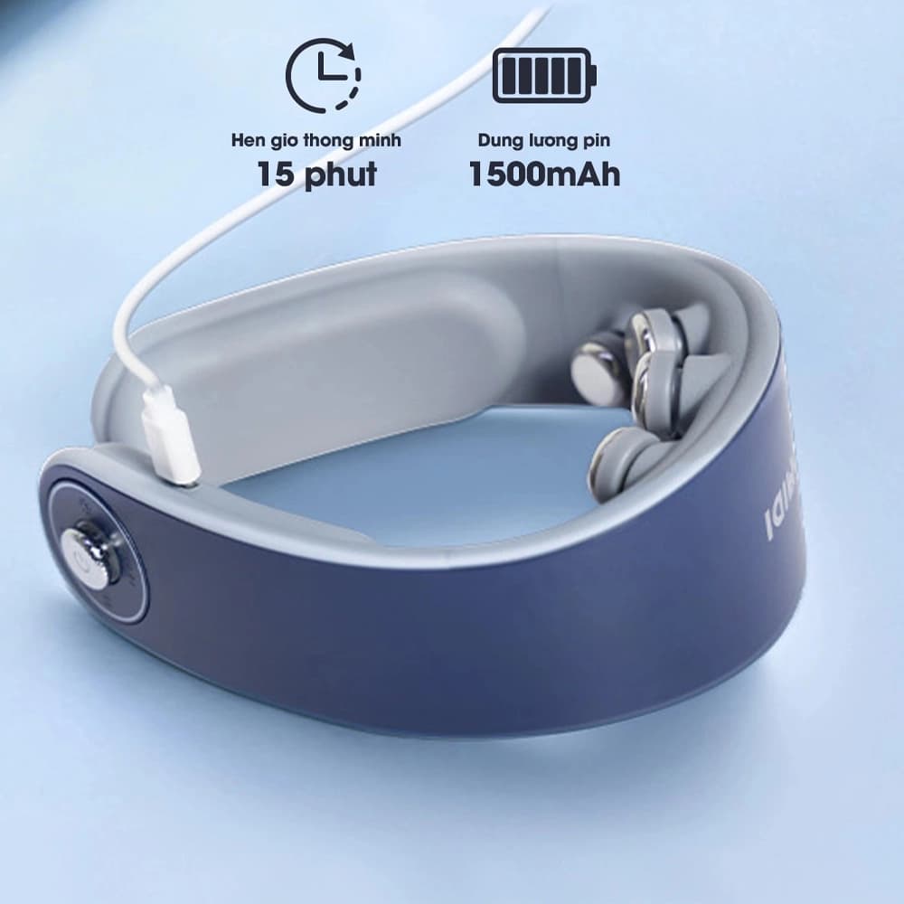 ماساژور گردن شيائومی مدل Bomidi Smart Neck Massager MP3 — تصویر ۵
