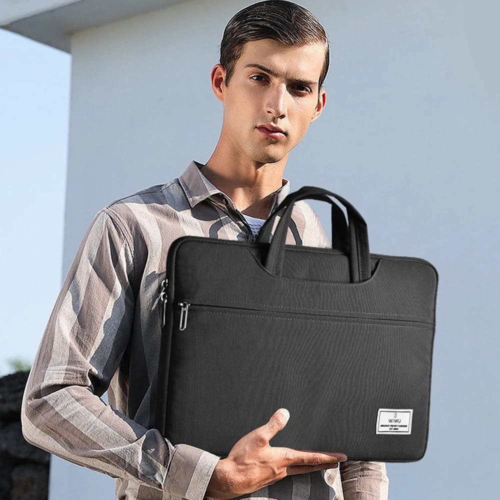 کيف لپ تاپ 15.6 اینچ شیائومی مدل WIWU ViVI Laptop Handbag — تصویر ۷